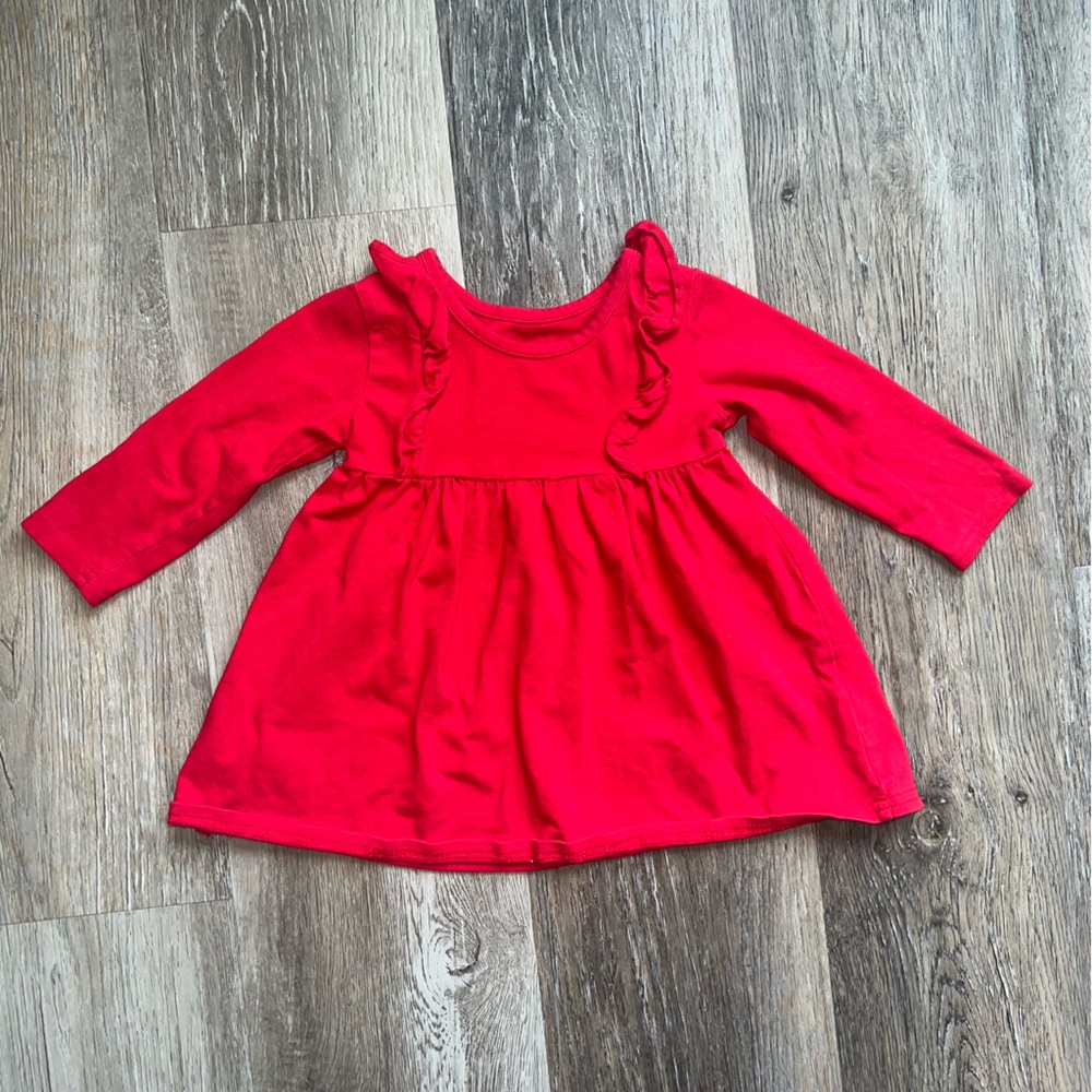 Baby Luigi ruffle l/s swing top
